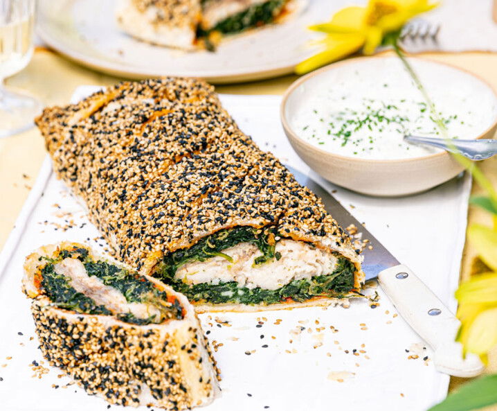 Wels im Blätterteig