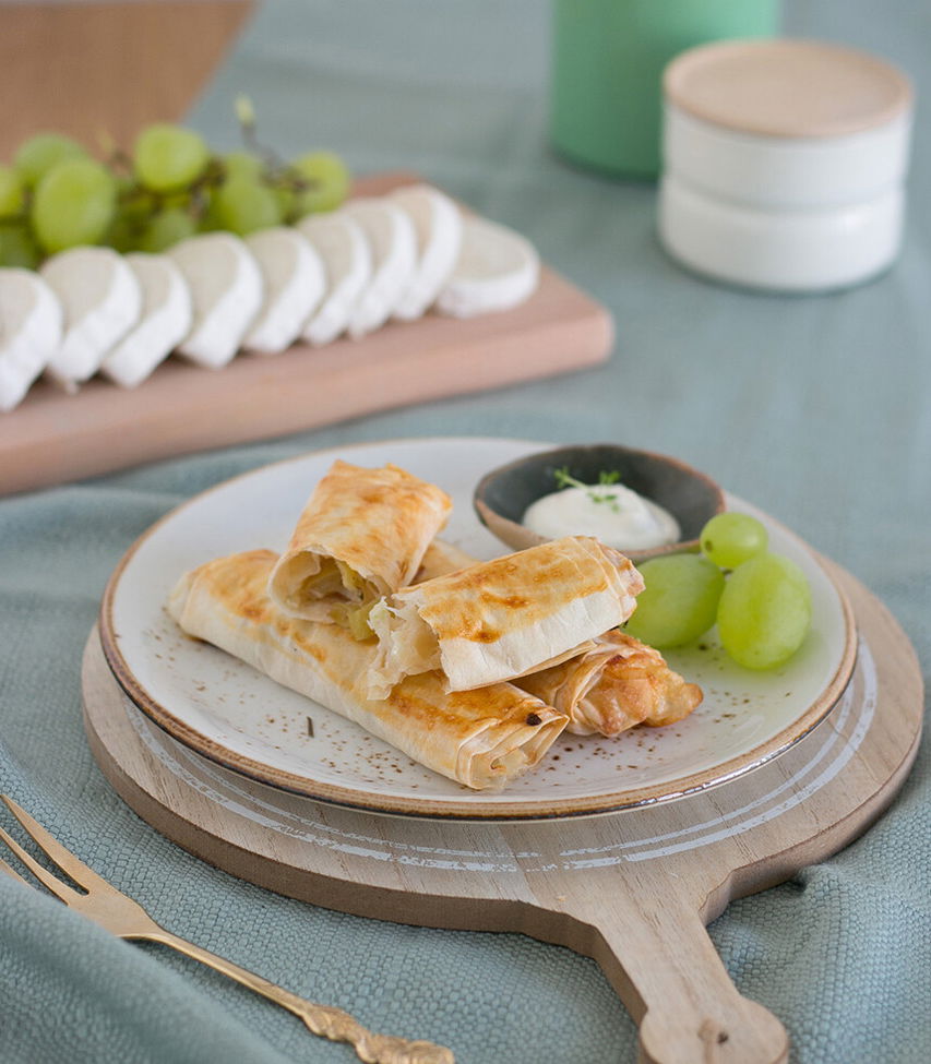 Ziegenkäse-Trauben-Stangerl - Tante Fanny