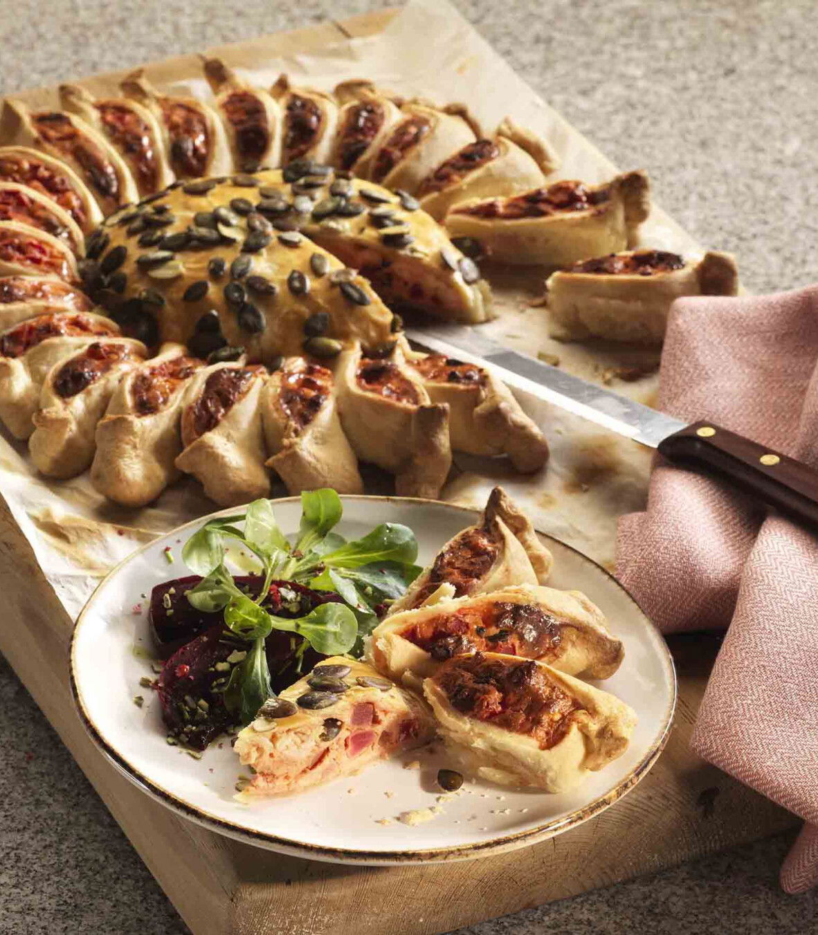 Zupfblume mit Roten Rüben - Tante Fanny