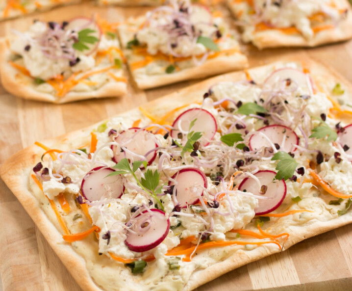 Flammkuchen mit Cottage Cheese Tante Fanny