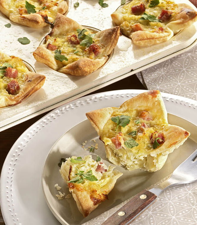 Blätterteigmuffins mit Kassler Tante Fanny