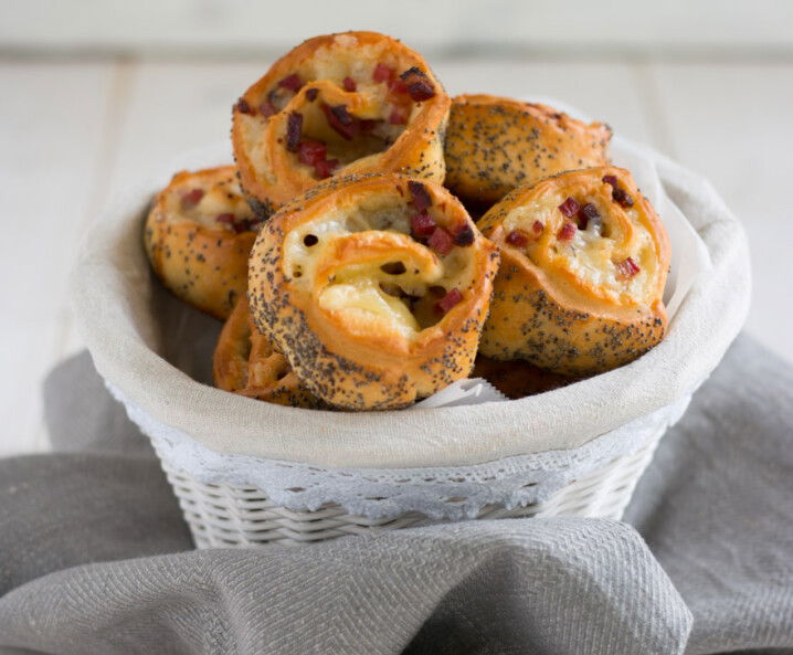 Bergkäse-Speck-Schnecken - Tante Fanny