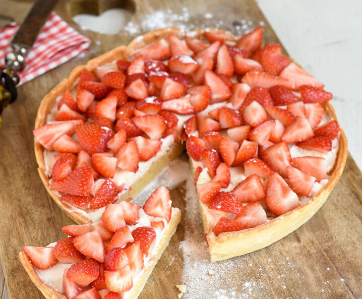 Erdbeer-Tiramisutarte - Tante Fanny