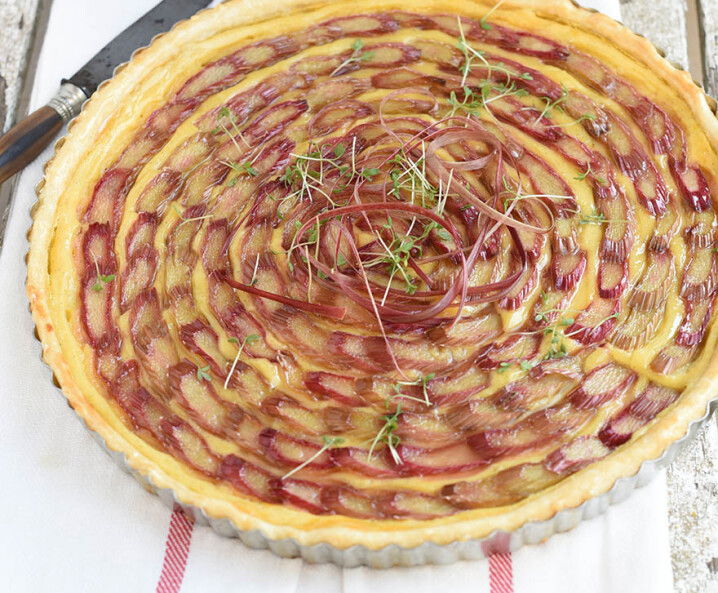 Vanille-Rhabarbertarte - Tante Fanny