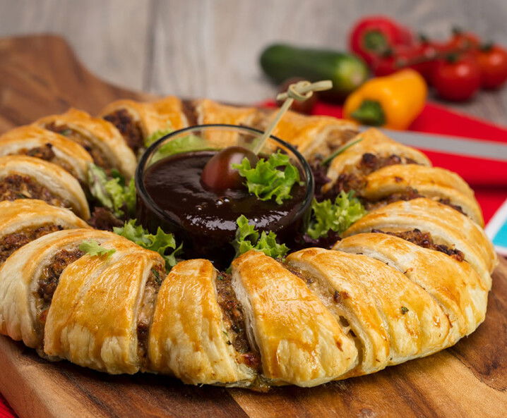 BBQ-Fleischstrudel - Tante Fanny