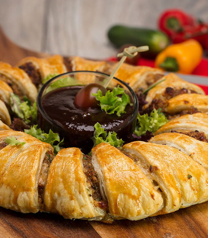 BBQ-Fleischstrudel - Tante Fanny