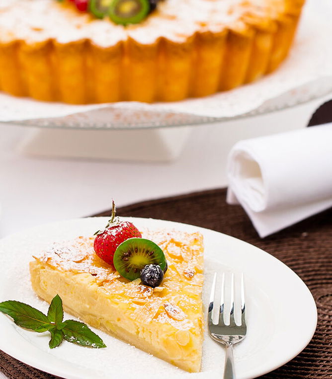 Frischkäse-Mandel-Tarte - Tante Fanny