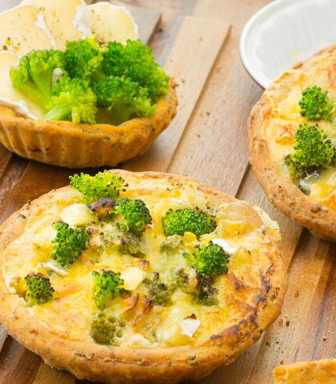 Tartelettes mit Brokkoli - Tante Fanny