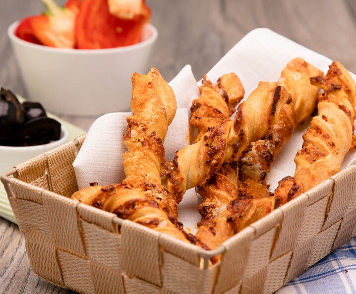 Pizza-Käse-Stangerl - Tante Fanny