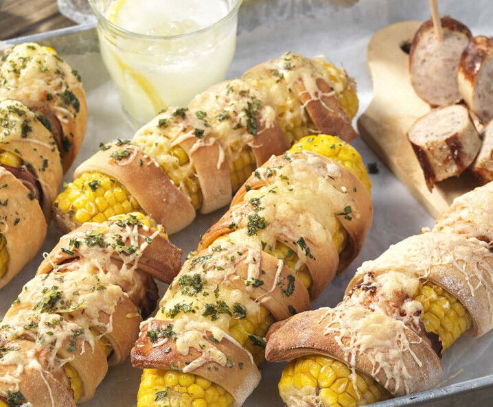 Maiskolben im Pizzateig - Tante Fanny