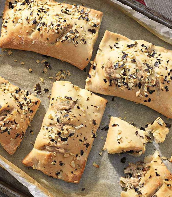 Mediterrane Empanadas mit Kräuterseitlingen - Tante Fanny