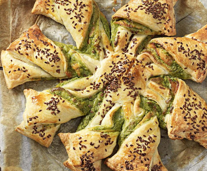 Rezept Spinatstern mit Avocado Tante Fanny