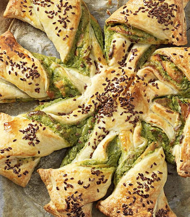 Rezept Spinatstern mit Avocado Tante Fanny