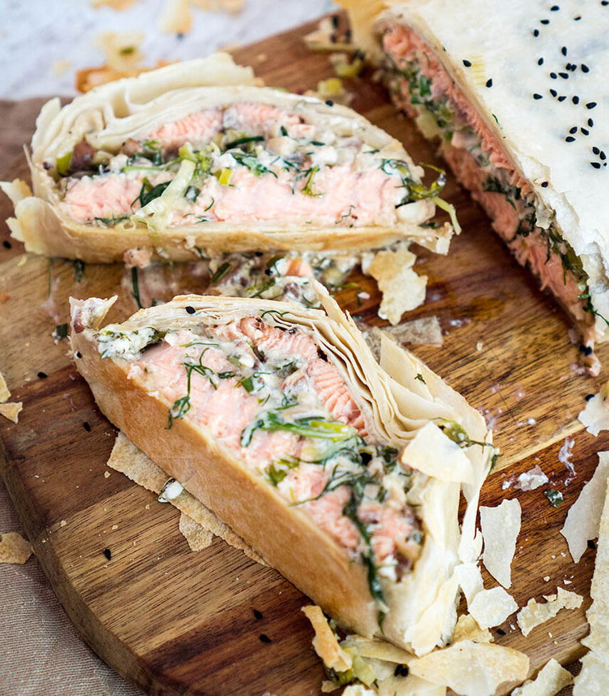 Filo-Lachs-Päckchen