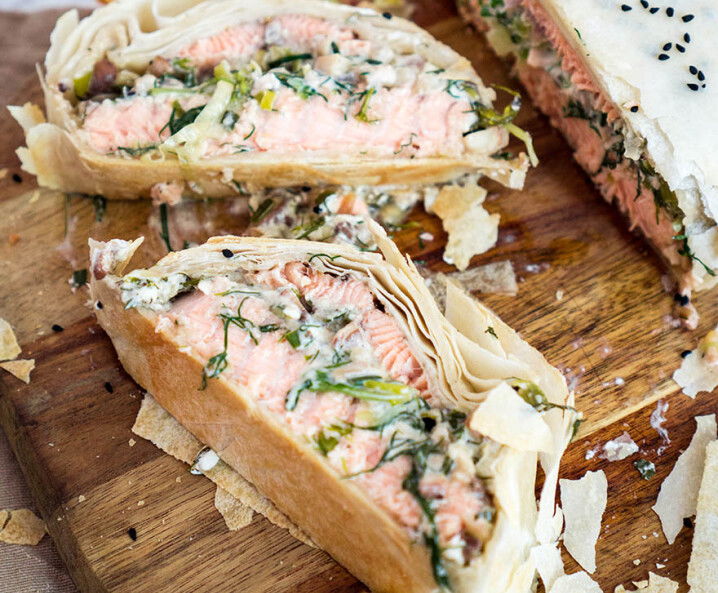 Filo-Lachs-Päckchen