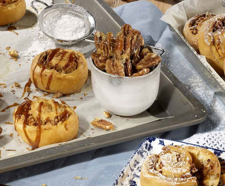 Zweierlei Pekanussschnecken - Rezept - Tante_Fanny