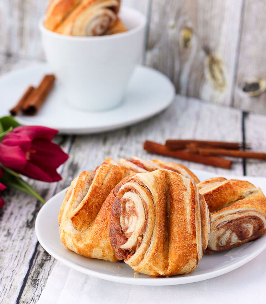 Rezept Franzbrötchen mit Marzipan Tante Fanny