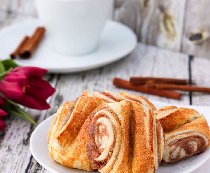 Rezept Franzbrötchen mit Marzipan Tante Fanny