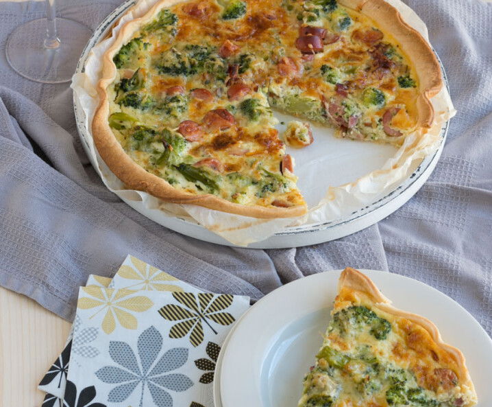 Rezept Brokkoli Schinken Quiche Tante Fanny