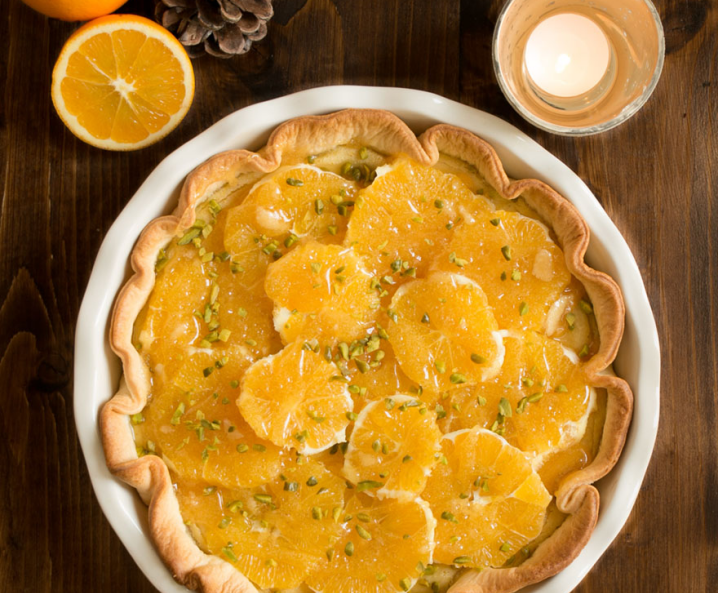Orangen-Karamell-Tarte