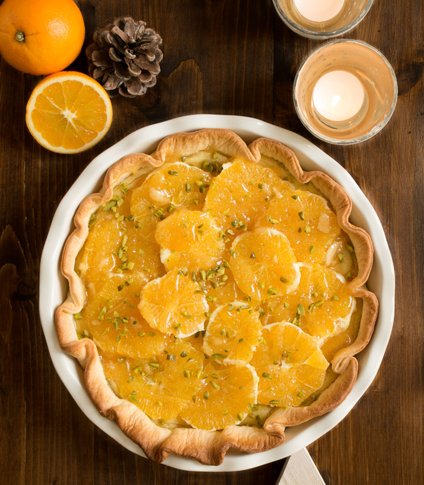 Orangen-Karamell-Tarte