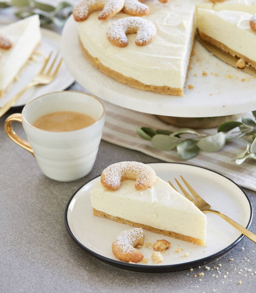 Vanillekipferl-Cheesecake