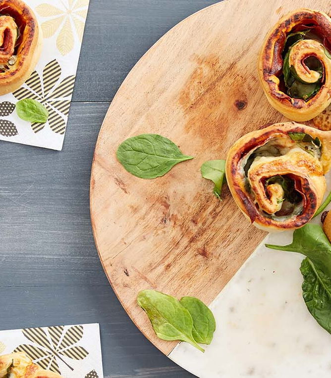 Salami-Pizzaschnecken - Tante Fanny