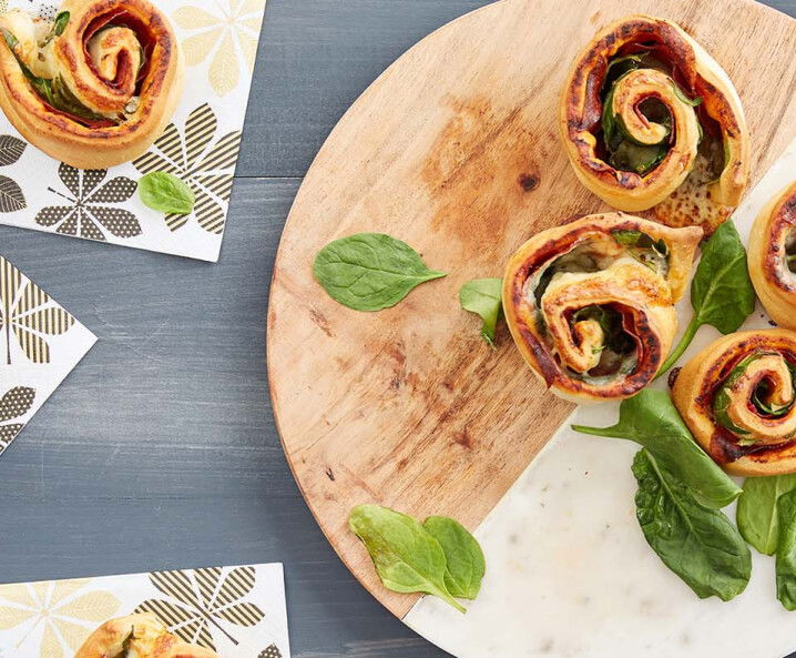 Salami-Pizzaschnecken - Tante Fanny