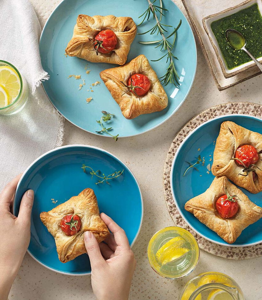 Vegane Tomaten-Golatschen mit Räuchertofu Tante Fanny