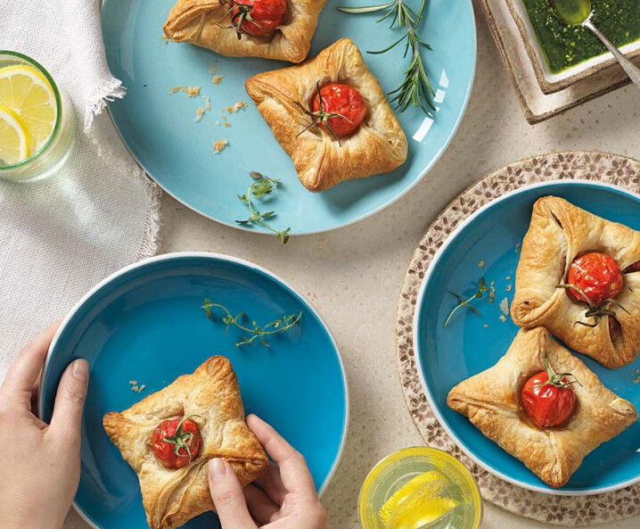 Vegane Tomaten-Golatschen mit Räuchertofu Tante Fanny