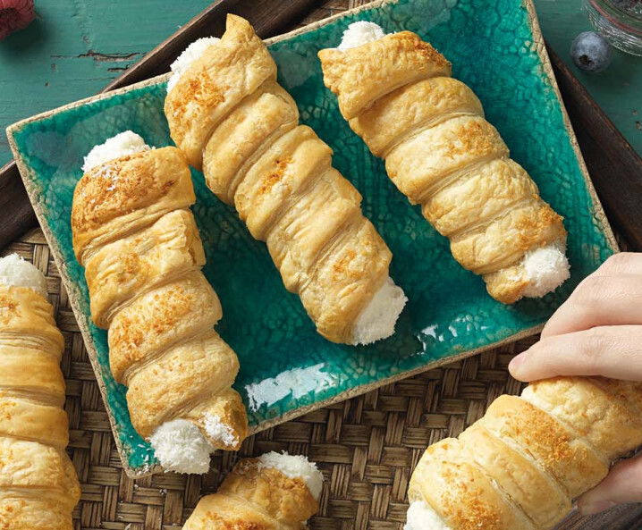 Rezept Vegane Kokos-Schaumrollen Tante Fanny