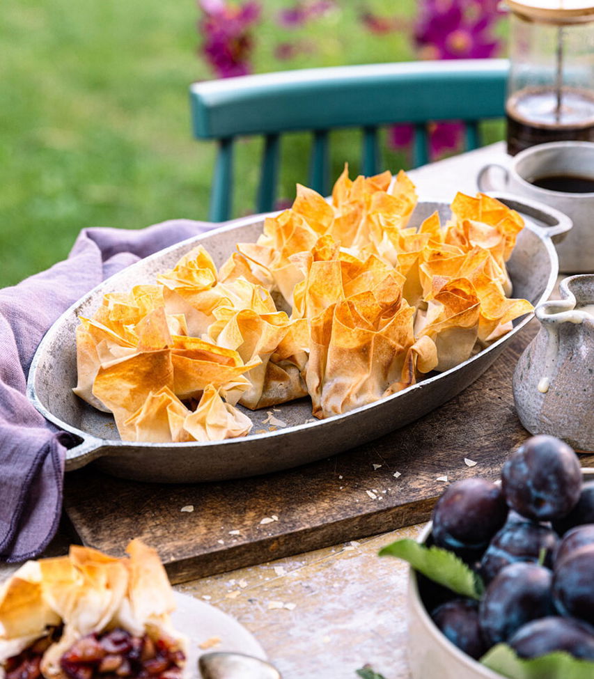 Zwetschken-Strudelpäckchen