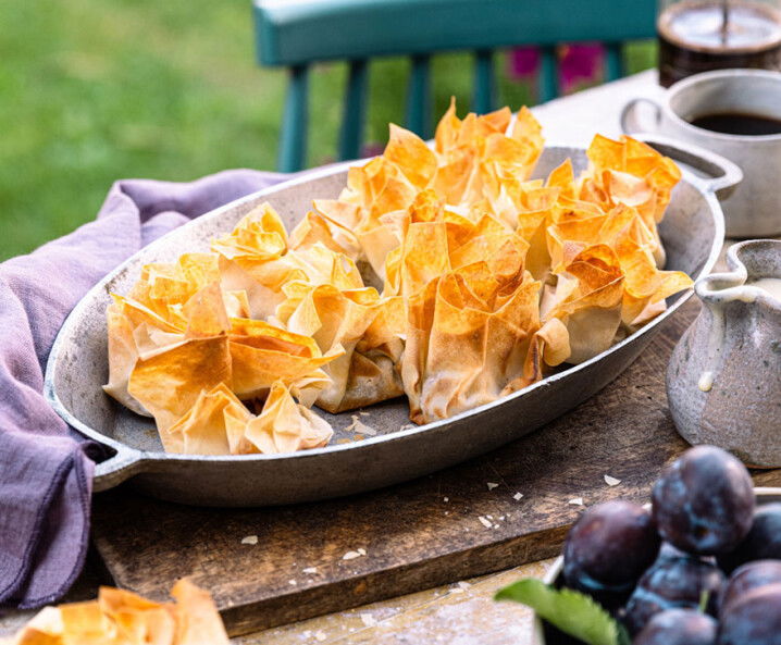 Zwetschken-Strudelpäckchen