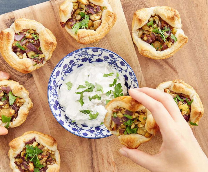 Rezept Vegane Blätterteig-Muffins mit Maroni Tante Fanny