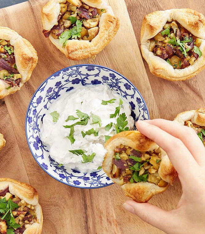 Rezept Vegane Blätterteig-Muffins mit Maroni Tante Fanny