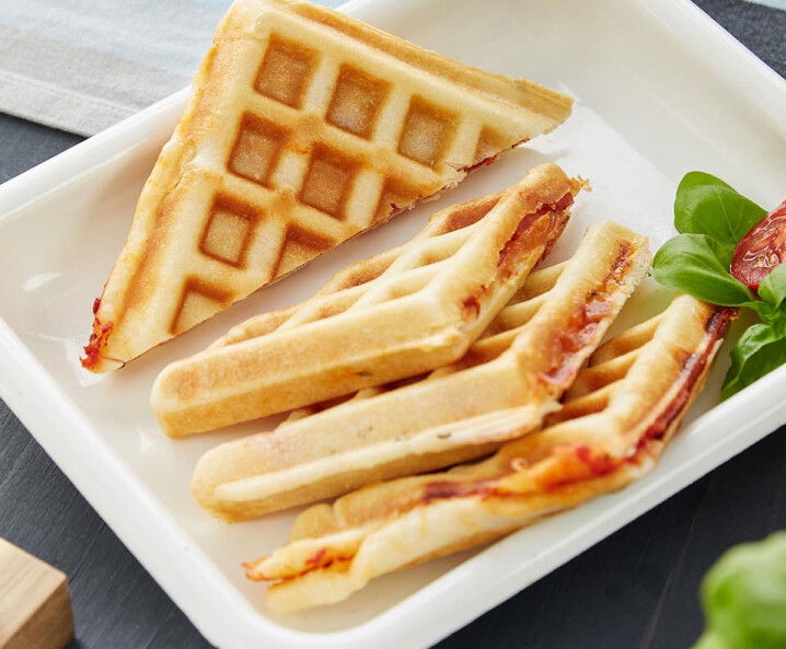 Rezept Knusprige Pizza-Waffeln Tante Fanny
