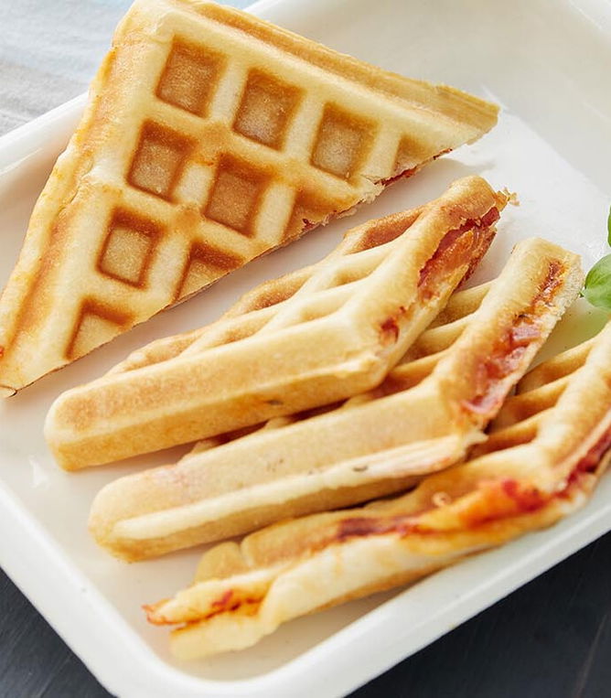 Rezept Knusprige Pizza-Waffeln Tante Fanny