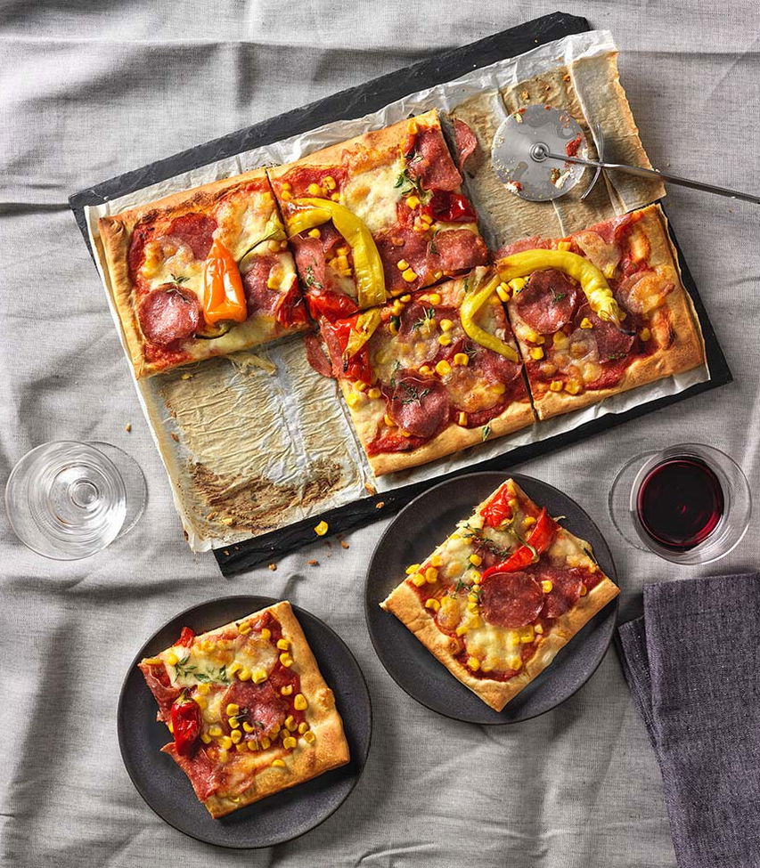 Pizza Diavolo - Rezept Tante Fanny