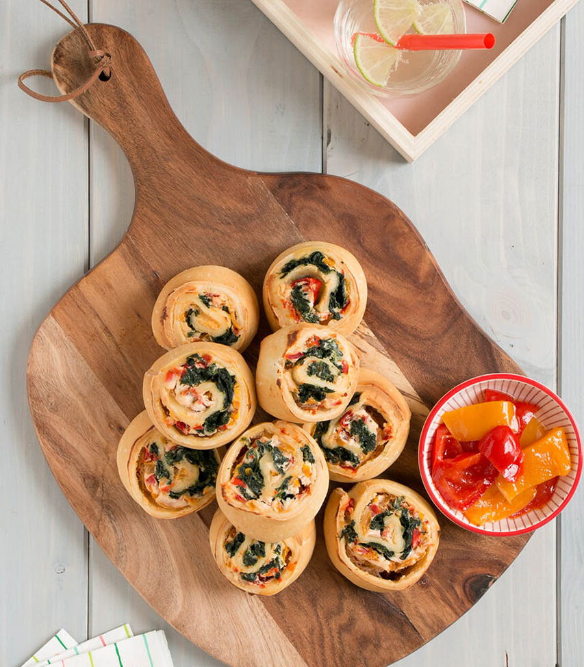 Rezept Vegetarische Pizzschnecken Tante Fanny