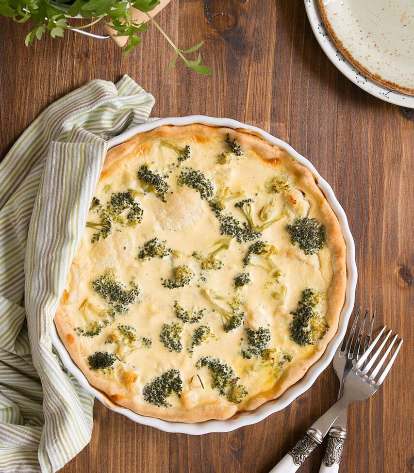 Rezept Sauerrahmquiche mit Brokkoli und Karfiol Tante Fanny