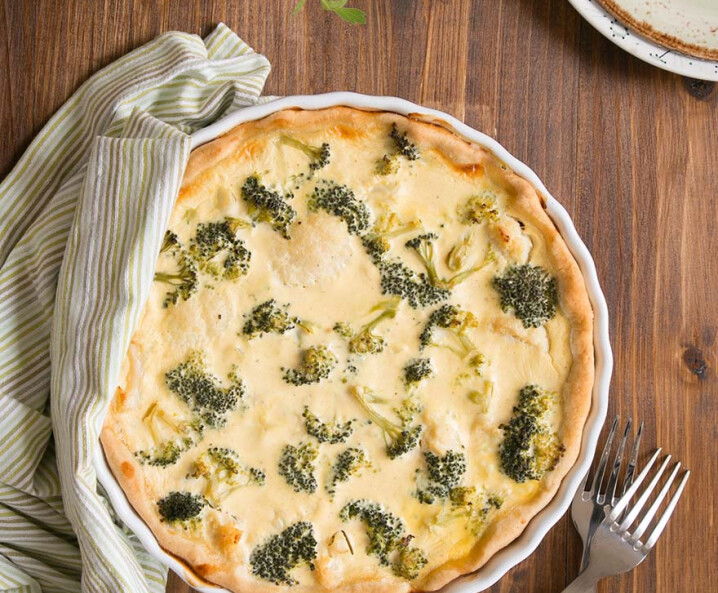 Rezept Sauerrahmquiche mit Brokkoli und Karfiol Tante Fanny