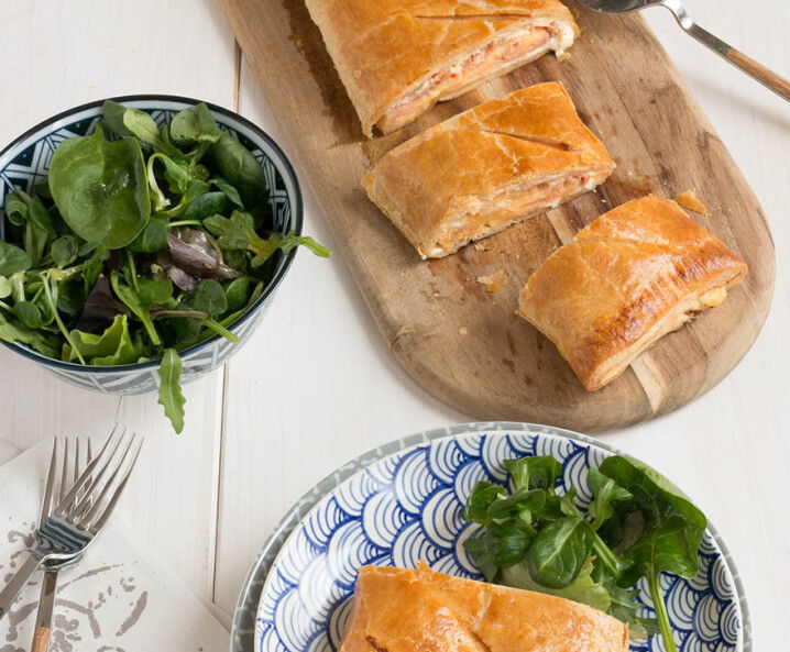Rezept Blätterteigstrudel mit Schinken und Käse Tante Fanny