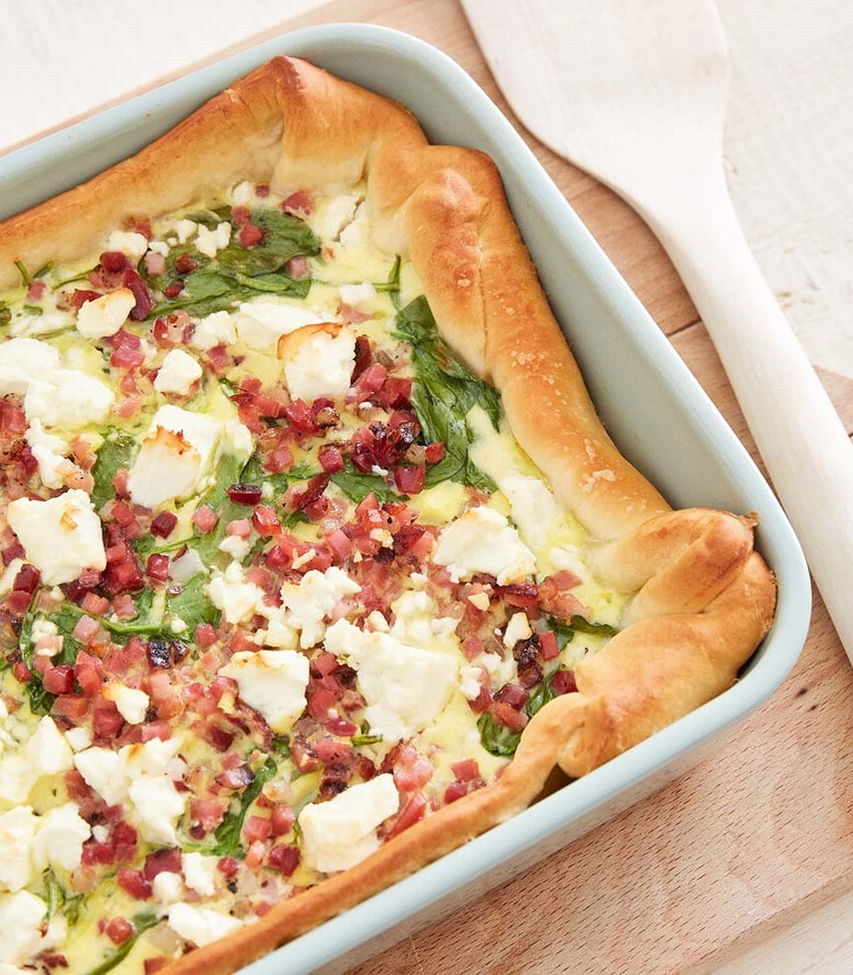Rezept Spinatwähe mit Speck Tante Fanny