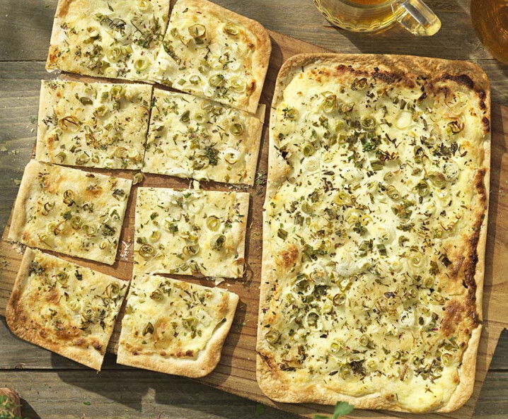 Flammkuchen mit Kräutern Rezept Tante Fanny