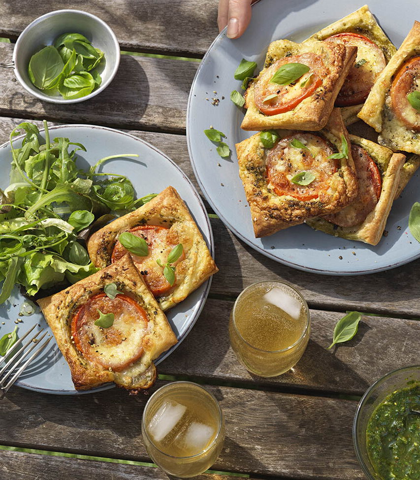 Tomatentaler mit Baslikumpesto Rezept Tante Fanny