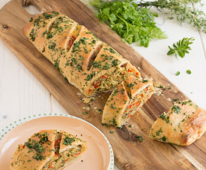 Gemüse-Kräuterstrudel Tante Fanny