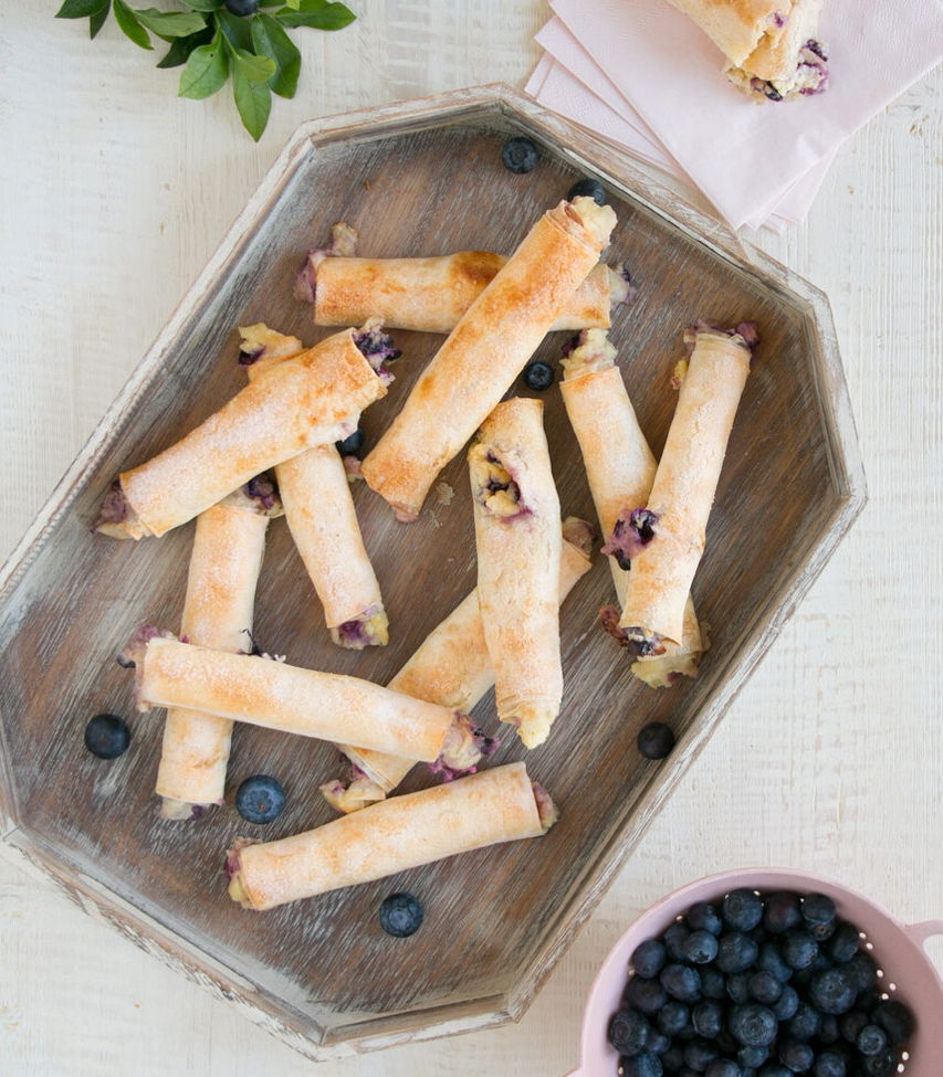 Heidelbeer-Cheesecake Stangerl - Rezept Tante Fanny