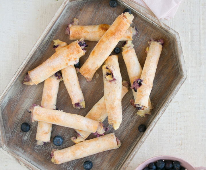 Heidelbeer-Cheesecake Stangerl - Rezept Tante Fanny