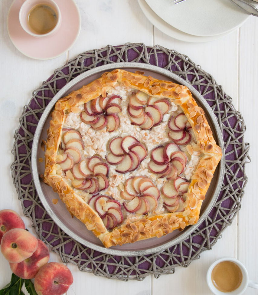 Pfirsich-Mandelgalette - Tante Fanny