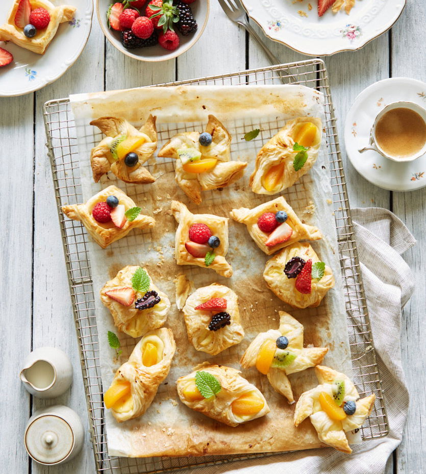 Süße Blätterteigtaschen